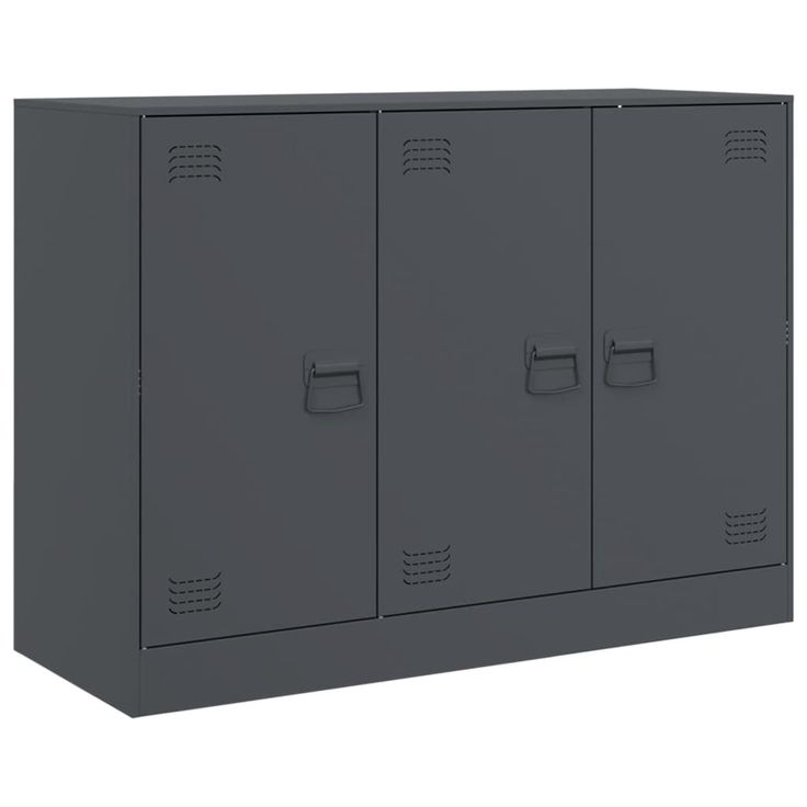 Senkki antrasiitti 99x39x73 cm teräs (41723)