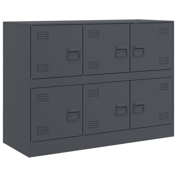 Senkki antrasiitti 99x39x73 cm teräs (41795)
