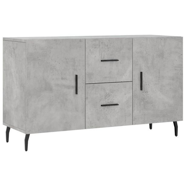 Senkki betoninharmaa 100x36x60 cm tekninen puu (28192)