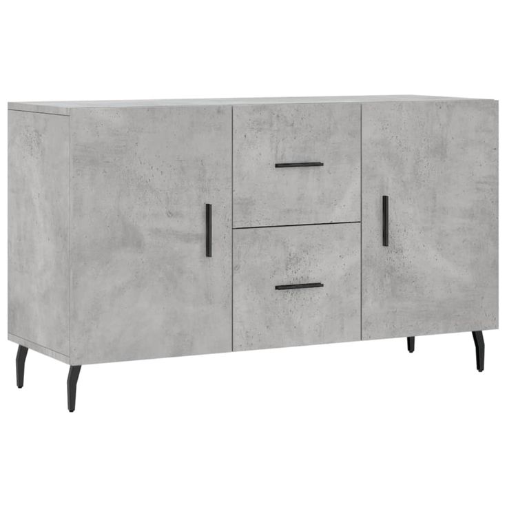 Senkki betoninharmaa 100x36x60 cm tekninen puu (28192)
