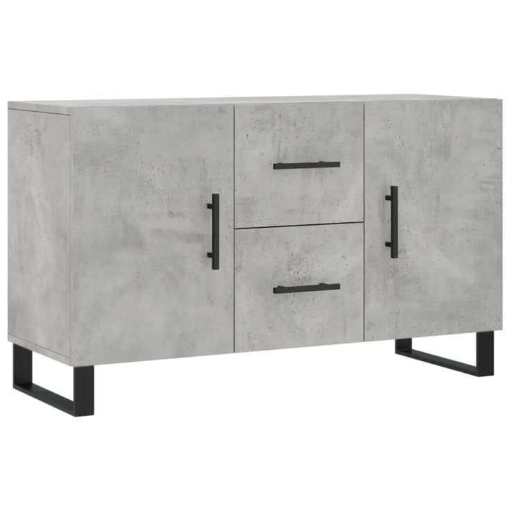 Senkki betoninharmaa 100x36x60 cm tekninen puu (28200)