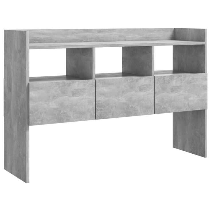 Senkki betoninharmaa 105x30x70 cm tekninen puu (08381)