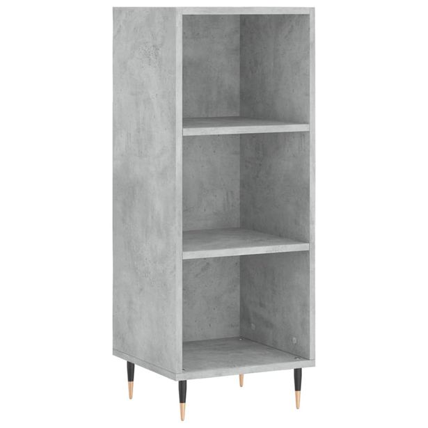 Senkki betoninharmaa 34,5x32,5x90 cm tekninen puu (28712)