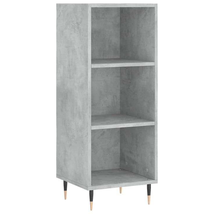 Senkki betoninharmaa 34,5x32,5x90 cm tekninen puu (28712)