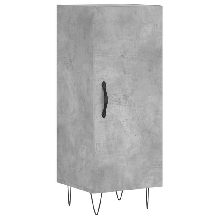 Senkki betoninharmaa 34,5x34x90 cm tekninen puu (28536)