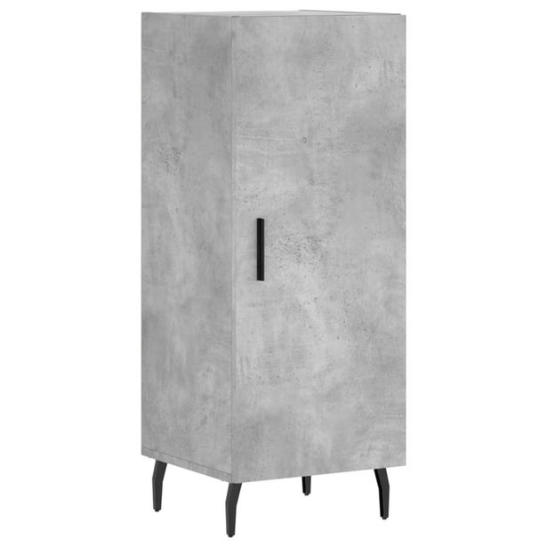 Senkki betoninharmaa 34,5x34x90 cm tekninen puu (28560)