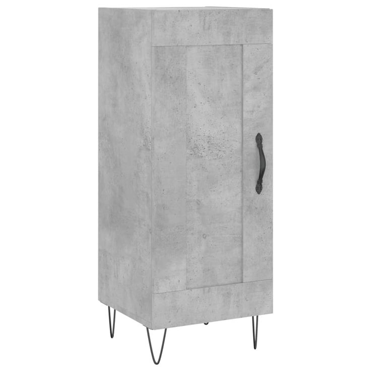 Senkki betoninharmaa 34,5x34x90 cm tekninen puu (30440)