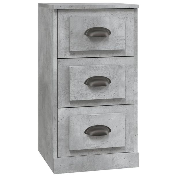 Senkki betoninharmaa 36x35,5x67,5 cm tekninen puu (16220)