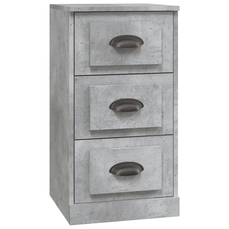 Senkki betoninharmaa 36x35,5x67,5 cm tekninen puu (16220)