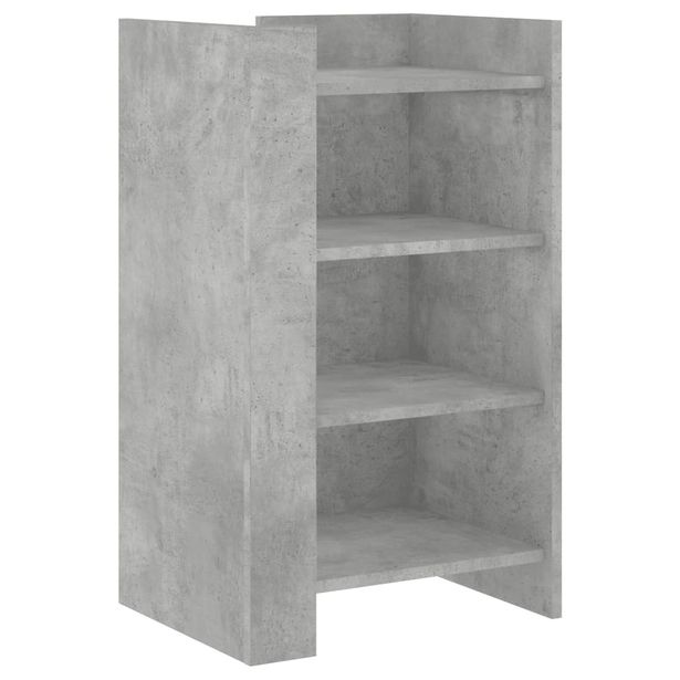 Senkki betoninharmaa 45x35x75 cm tekninen puu (48384)