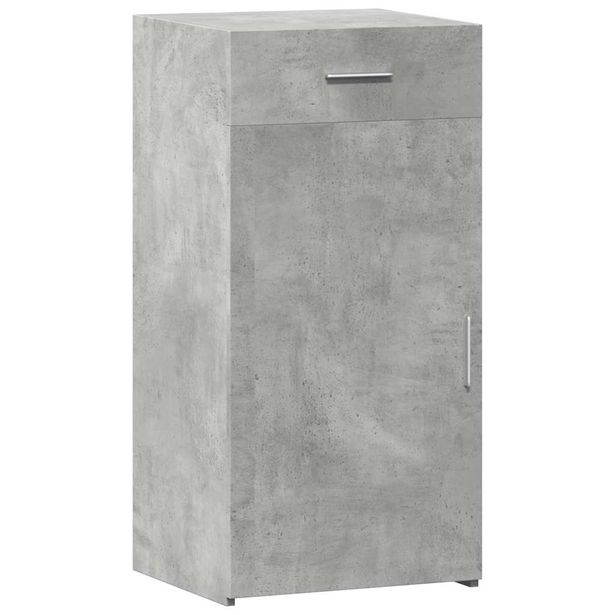 Senkki betoninharmaa 45x42,5x93 cm tekninen puu (46288)