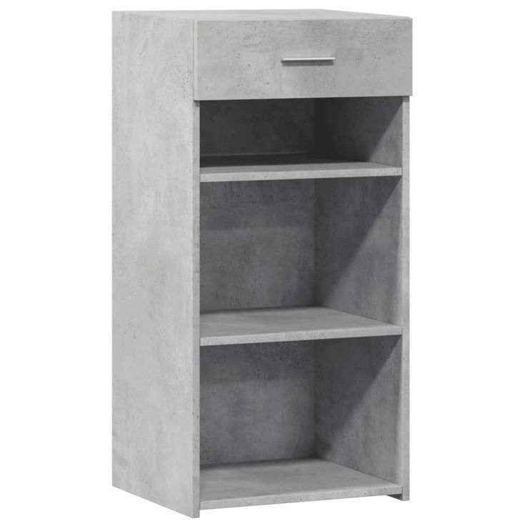 Senkki betoninharmaa 45x42,5x93 cm tekninen puu (46323)