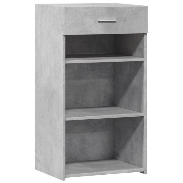 Senkki betoninharmaa 50x42,5x93 cm tekninen puu (46330)