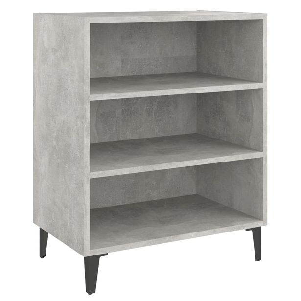 Senkki betoninharmaa 57x35x70 cm tekninen puu (06062)