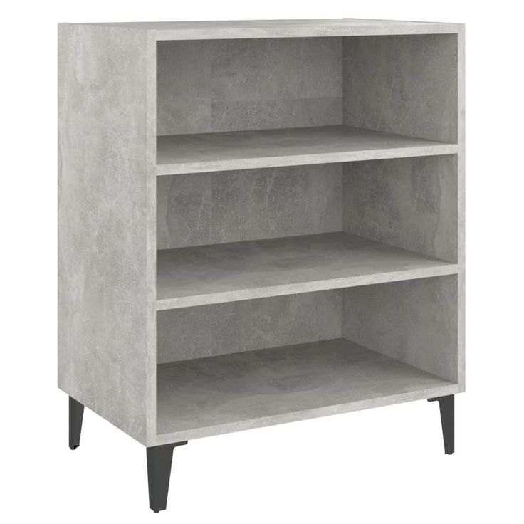 Senkki betoninharmaa 57x35x70 cm tekninen puu (06062)