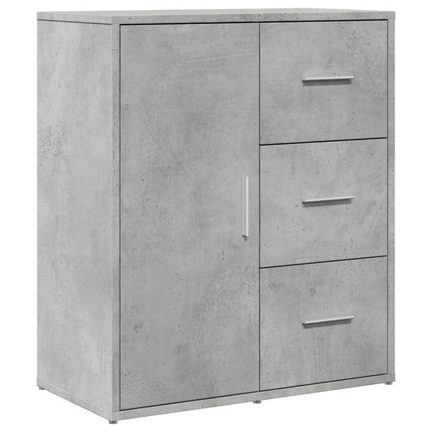 Senkki betoninharmaa 60x31x70 cm tekninen puu (40474)