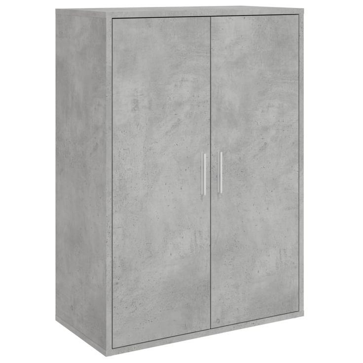 Senkki betoninharmaa 60x31x84 cm tekninen puu (40488)