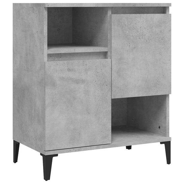 Senkki betoninharmaa 60x35x70 cm tekninen puu (21152)