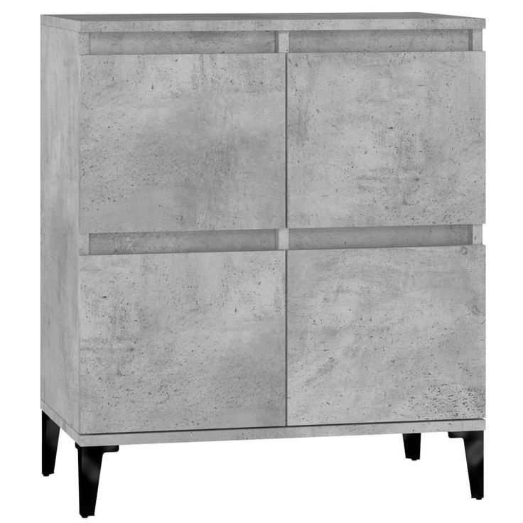 Senkki betoninharmaa 60x35x70 cm tekninen puu (21168)