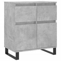 Senkki betoninharmaa 60x35x70 cm tekninen puu (31128)