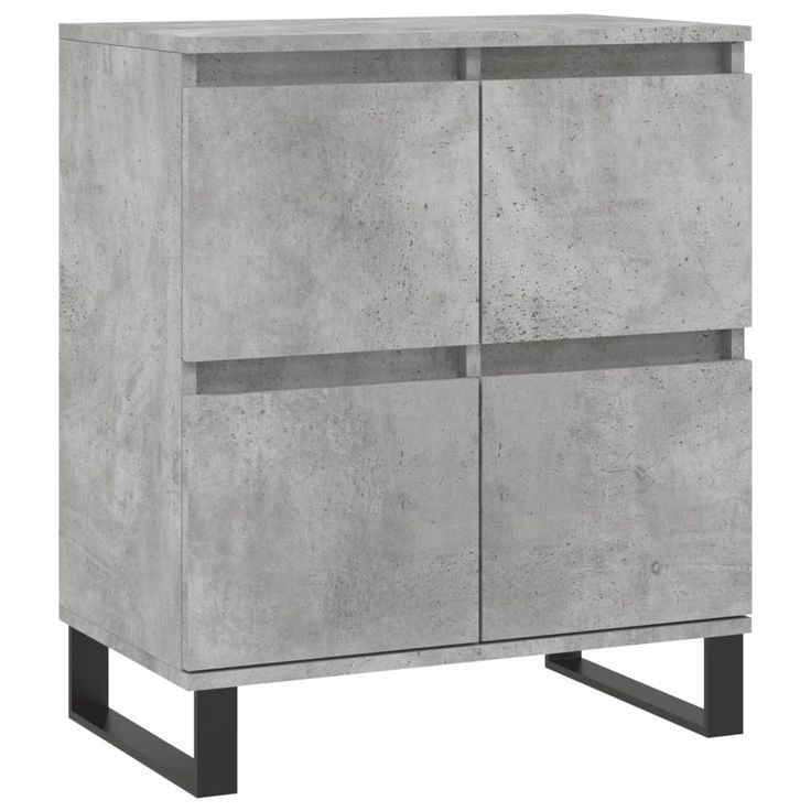 Senkki betoninharmaa 60x35x70 cm tekninen puu (31224)