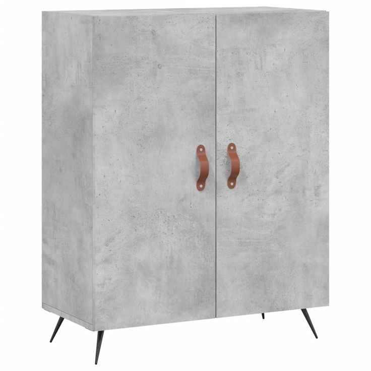 Senkki betoninharmaa 69,5x34x90 cm tekninen puu (27696)