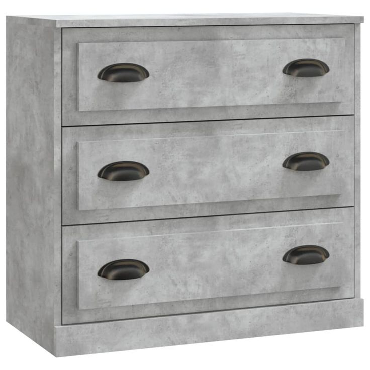 Senkki betoninharmaa 70x35,5x67,5 cm tekninen puu (16228)