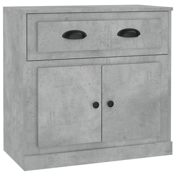 Senkki betoninharmaa 70x35,5x67,5 cm tekninen puu (16428)