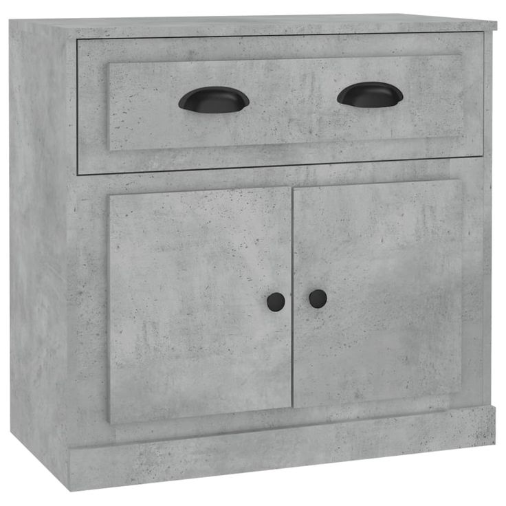 Senkki betoninharmaa 70x35,5x67,5 cm tekninen puu (16428)
