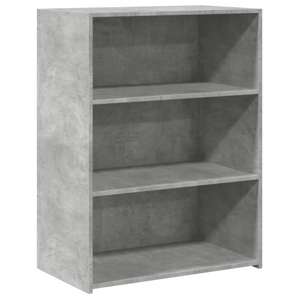 Senkki betoninharmaa 70x41x93 cm tekninen puu (46372)