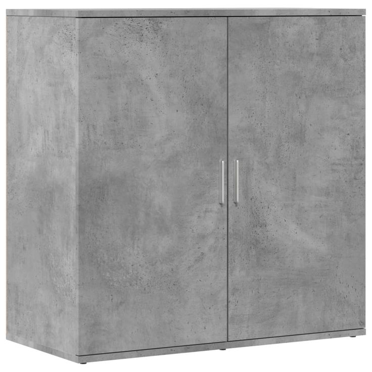 Senkki betoninharmaa 79x38x80 cm tekninen puu (40516)