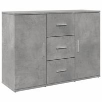 Senkki betoninharmaa 90,5x29,5x65 cm tekninen puu (49877)