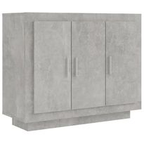 Senkki betoninharmaa 92x35x75 cm tekninen puu (11839)