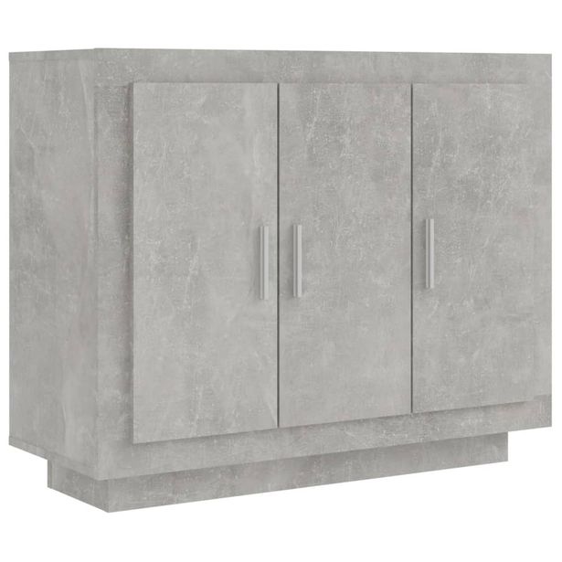 Senkki betoninharmaa 92x35x75 cm tekninen puu (11839)
