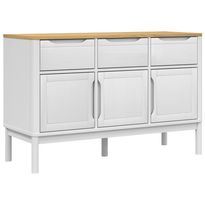 Senkki FLORO valkoinen 114x43x74 cm täysi mänty (74024)