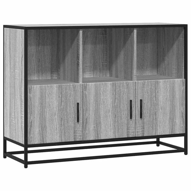 Senkki Harmaa Sonoma 100x35x76 cm tekninen puu (49032)