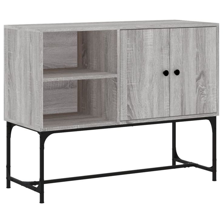 Senkki harmaa Sonoma 100x40x79,5 cm tekninen puu (31821)