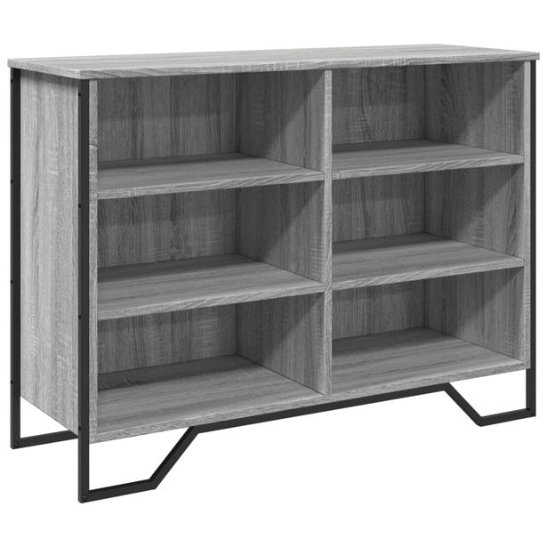 Senkki harmaa Sonoma 101x35,5x74,5 cm tekninen puu (48557)
