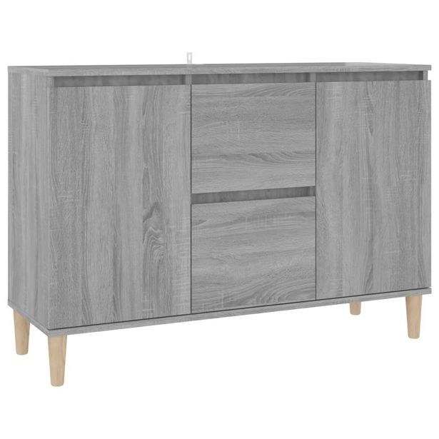 Senkki harmaa Sonoma 103,5x35x70 cm tekninen puu (15163)