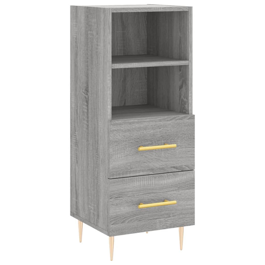 Senkki harmaa Sonoma 34,5x34x90 cm tekninen puu (28658)
