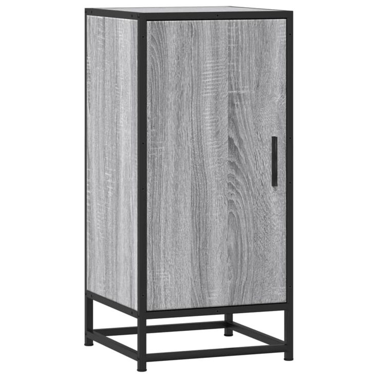 Senkki harmaa Sonoma 35,5x35x76 cm tekninen puu ja metalli (48942)