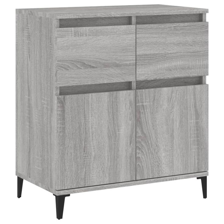 Senkki harmaa Sonoma 60x35x70 cm tekninen puu (19690)