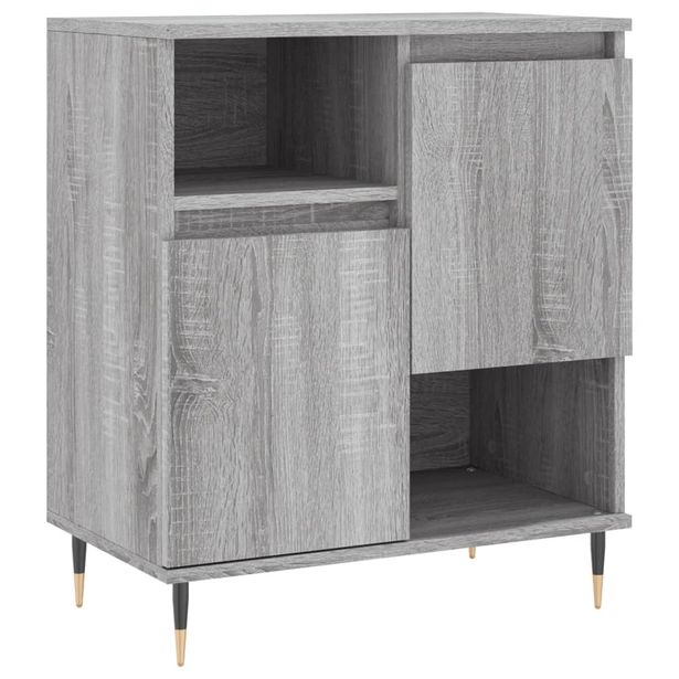 Senkki harmaa Sonoma 60x35x70 cm tekninen puu (31186)