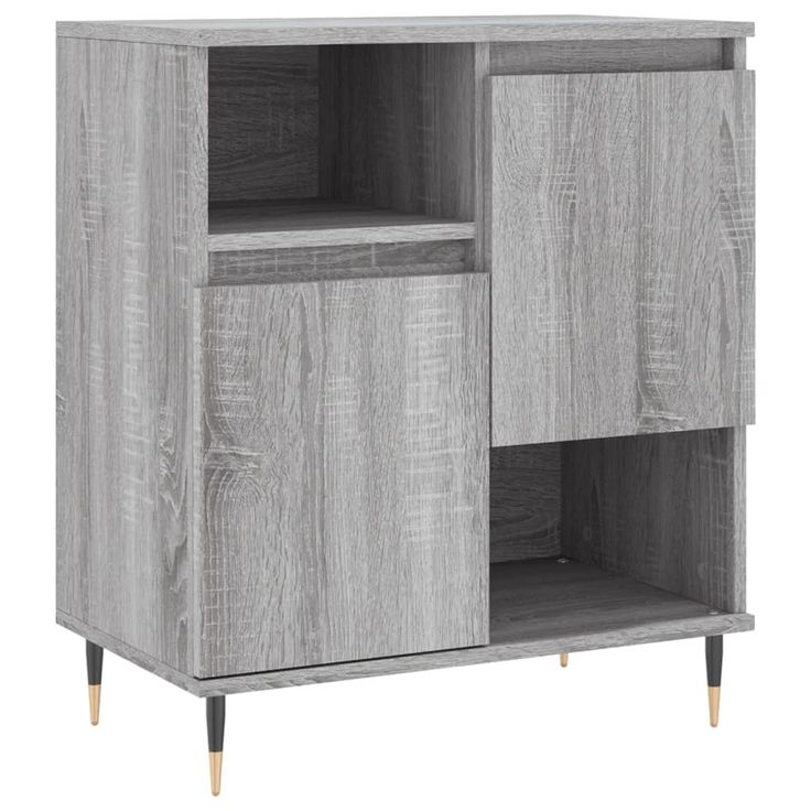 Senkki harmaa Sonoma 60x35x70 cm tekninen puu (31186)