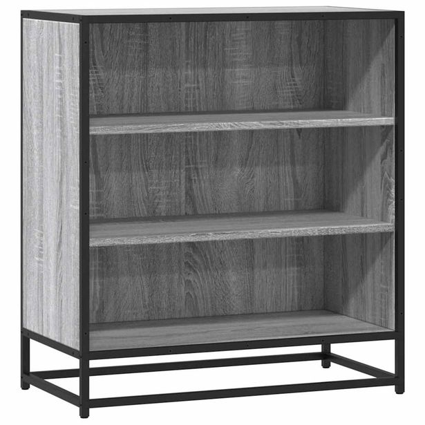 Senkki Harmaa Sonoma 68x35x76 cm Suunniteltu puu ja metalli (48977)
