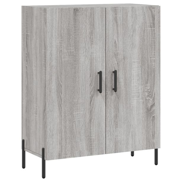 Senkki harmaa Sonoma 69,5x34x90 cm tekninen puu (27738)