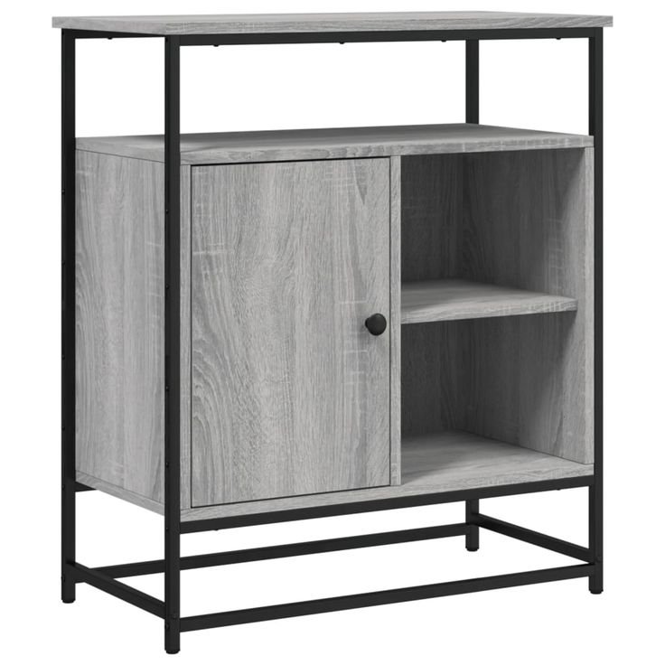 Senkki harmaa Sonoma 69x35x80 cm tekninen puu (35547)