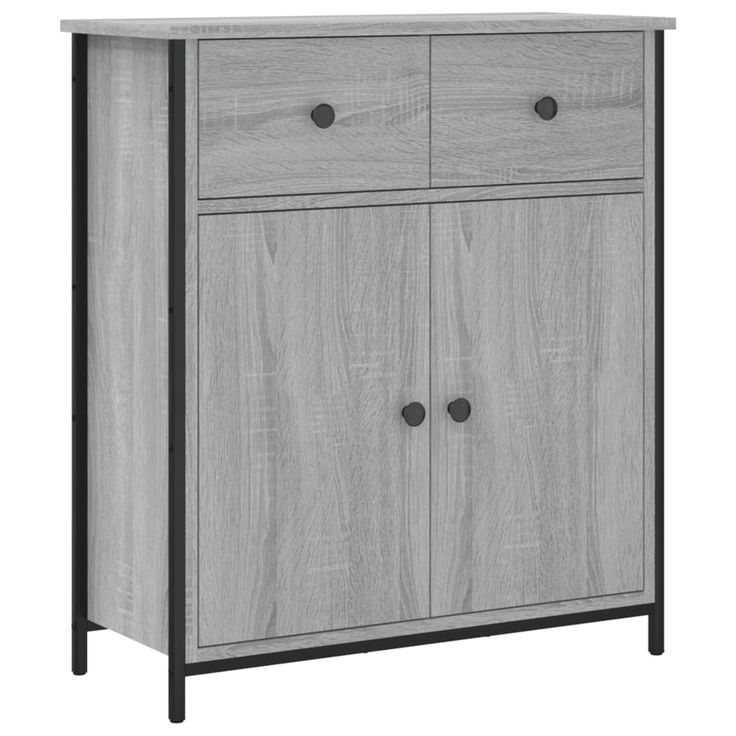Senkki harmaa Sonoma 70x30x80 cm tekninen puu (35527)