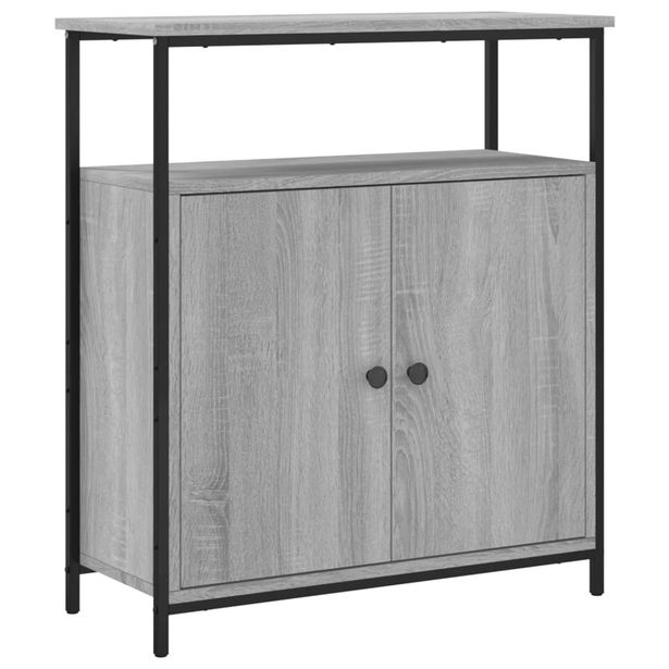Senkki harmaa Sonoma 70x30x80 cm tekninen puu (35532)