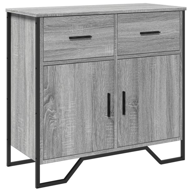 Senkki harmaa Sonoma 79,5x35,5x74,5 cm tekninen puu (48547)